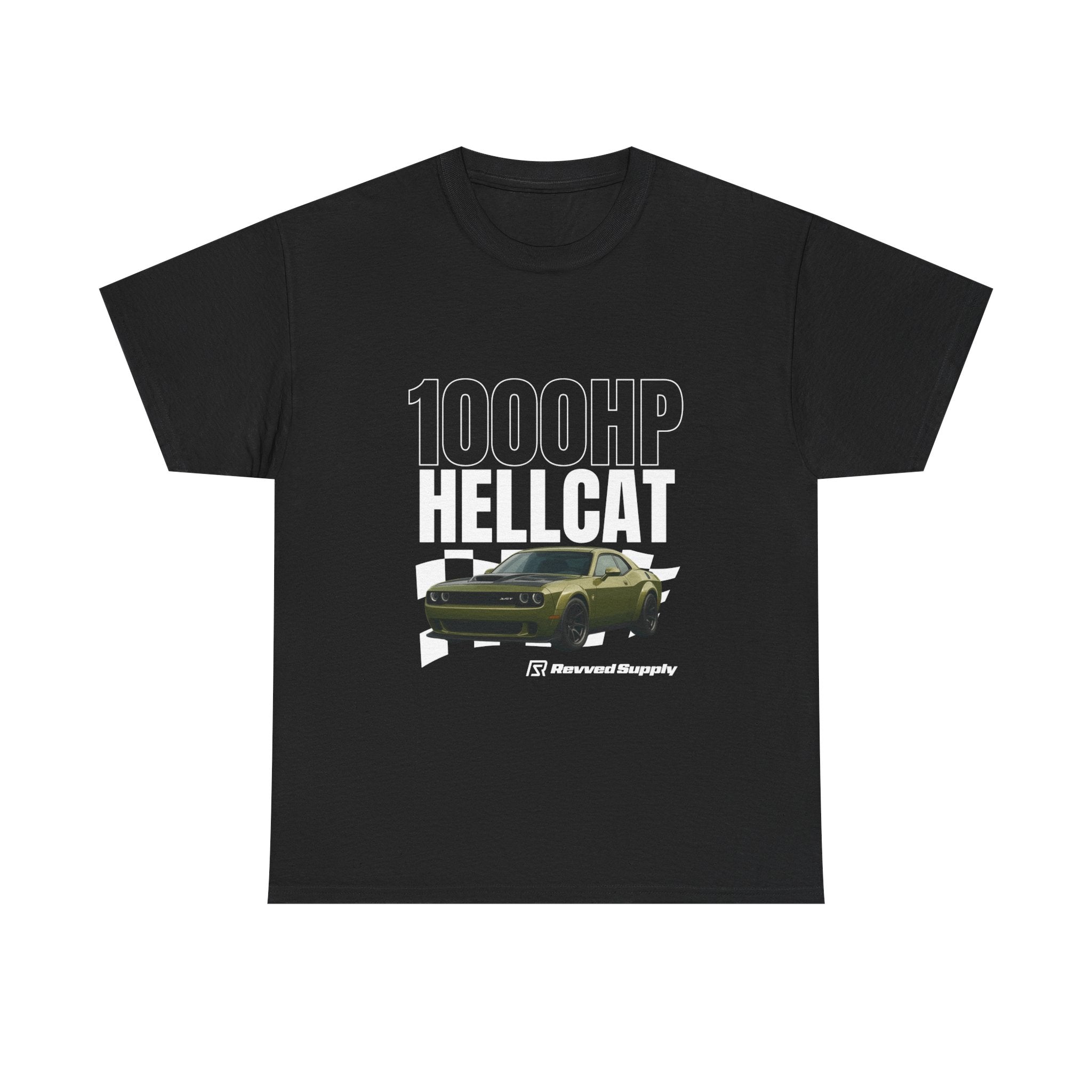 1000HP Hellcat Race Flag Tee