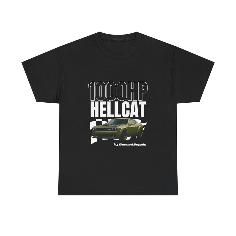 1000HP Hellcat Race Flag Tee