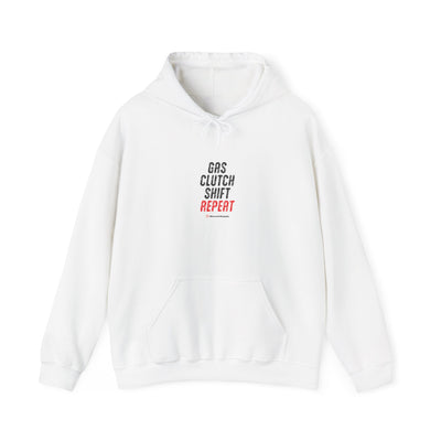 Gas, Clutch, Shift, Repeat Hoodie
